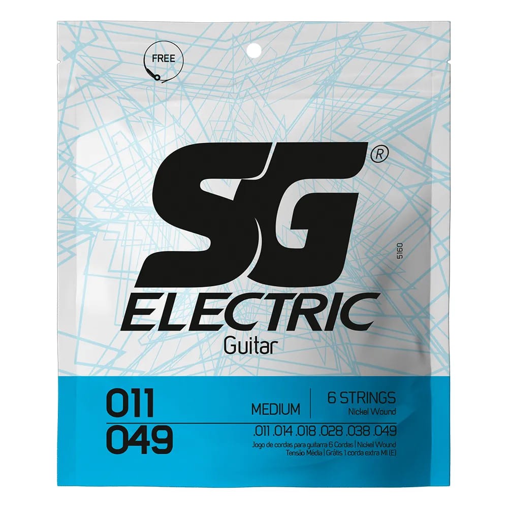 Encordoamento Guitarra sg 011 Sg5160 