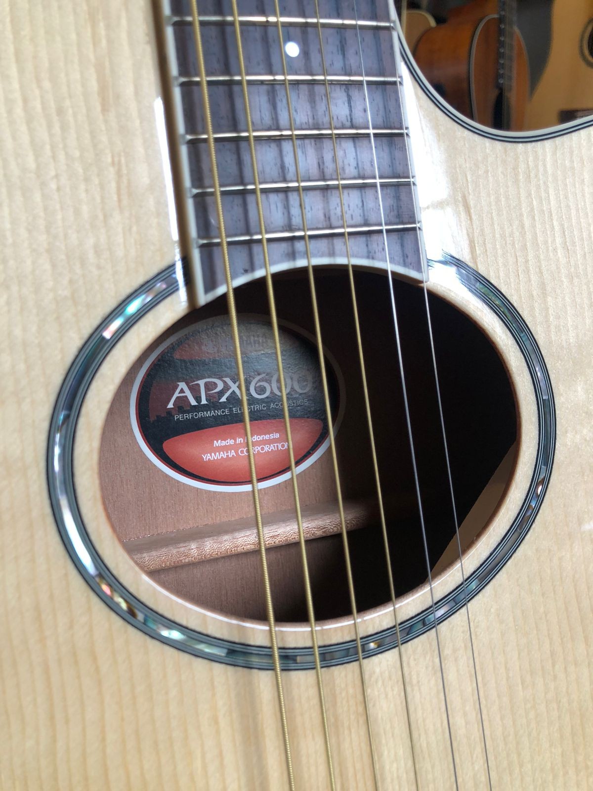 Violao Aco Eletr Yamaha Apx600 nt 