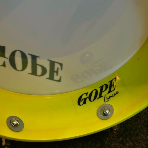 Tamborim Gope 6" Luminix Amarelo Aro Cromado 595alxacrc 