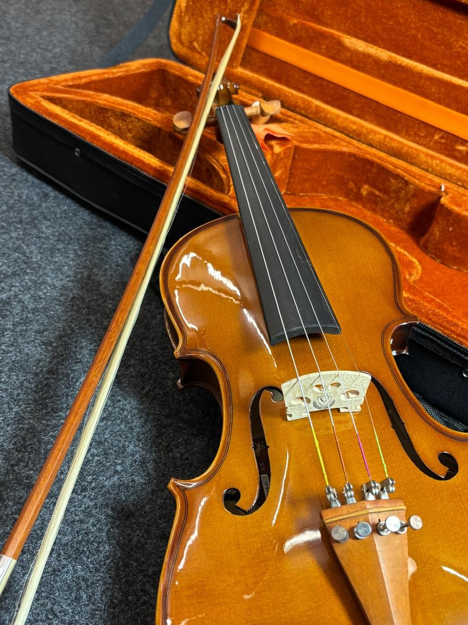 Violino Eagle Enverzinado Tampo Sólido Ve-441 4/4 