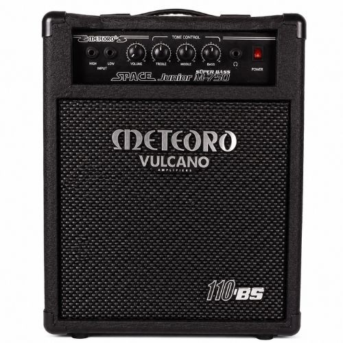 Combo Baixo Meteoro Space Jr. Super Bass M750 10” 75w Rms Com Saída Para Fone e Line Out 