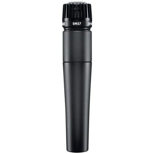 Microfone Dinâmico Shure Sm57-lc Cardioide Xlr Para Instrumentos e Voz 