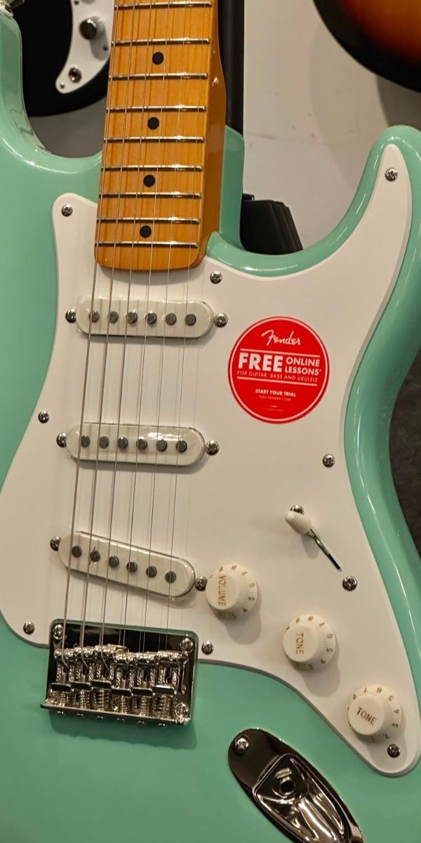 Guitarra Squier Classic Vibe ’50s Stratocaster ht Surf Green Maple by Fender – 0374008557 