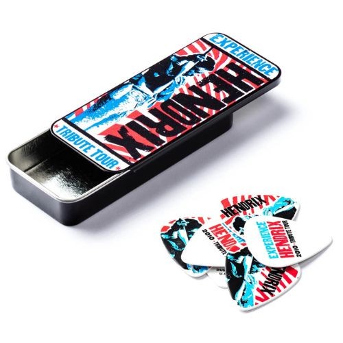 Palheta Dunlop Jimi Hendrix Tribute Tour Jhpt09m – Lata Com 12 Unidades 