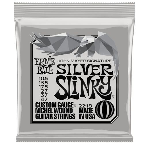 Encordoamento Ernie Ball John Mayer Silver Slinky 0105–047 P02218 Para Guitarra 