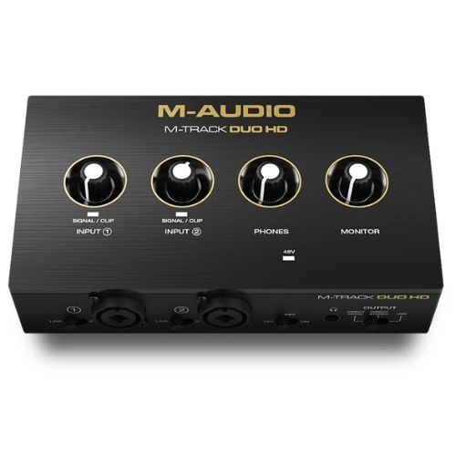 Interface de áudio M-audio M-track Duo hd 2 Canais Usb-c 24bit 192khz 