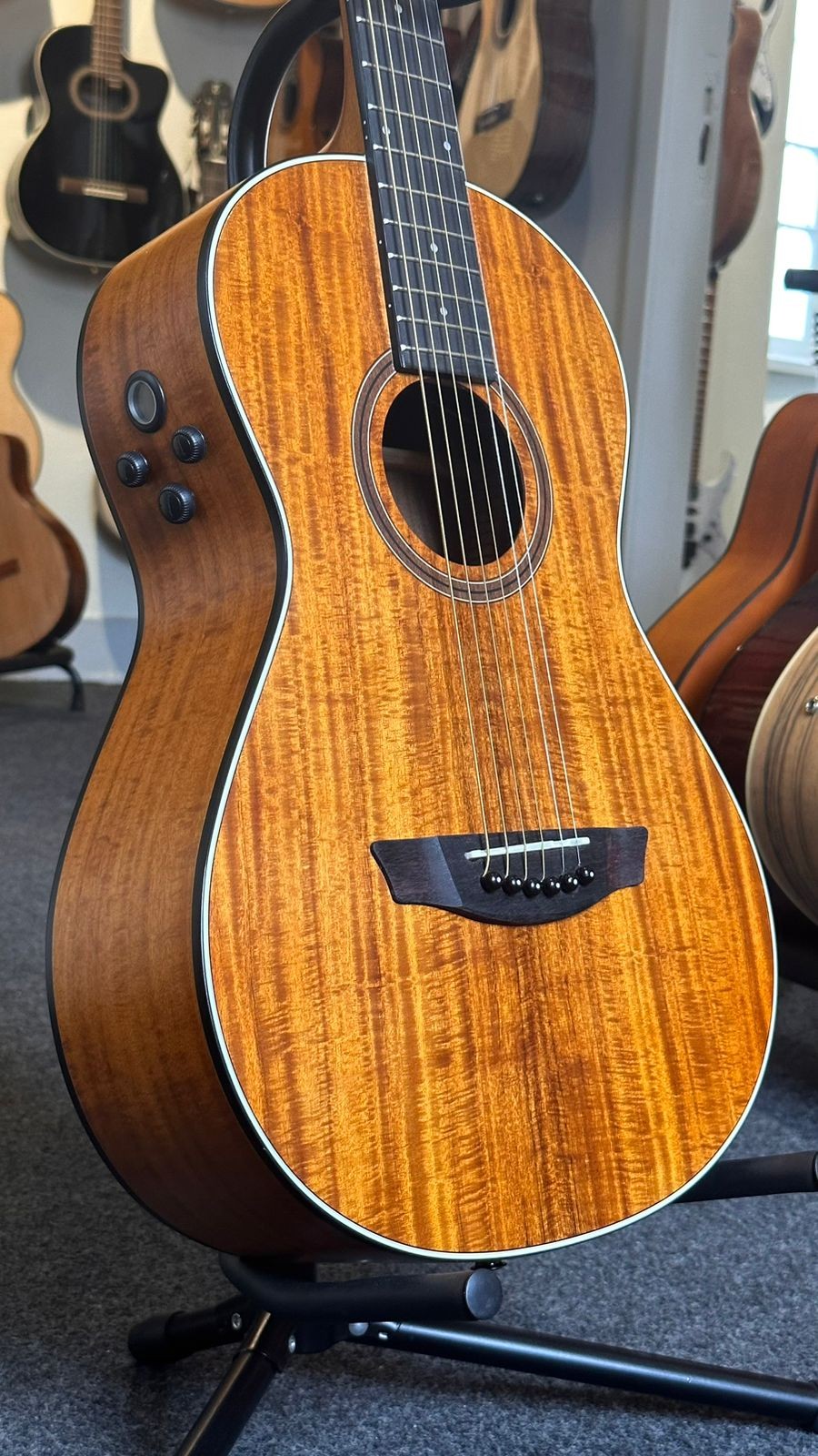 Violão Strinberg Sy300 Aço Eletroacústico Koa Satin