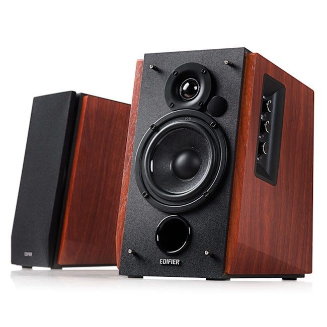 Monitor de áudio Edifier R1700bt Bluetooth 66w Rms Madeira 