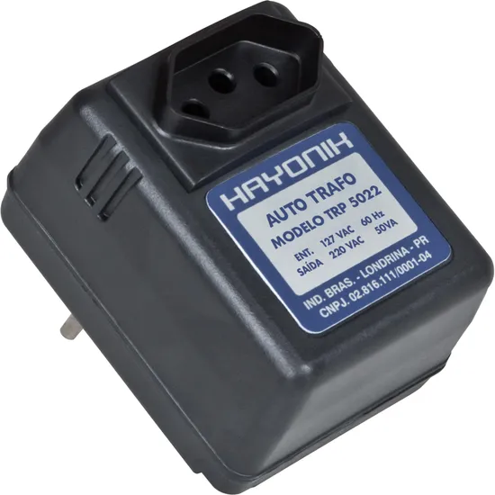 Auto Transformador Parede Hayonik Trp 5022 127/220vac 50va 