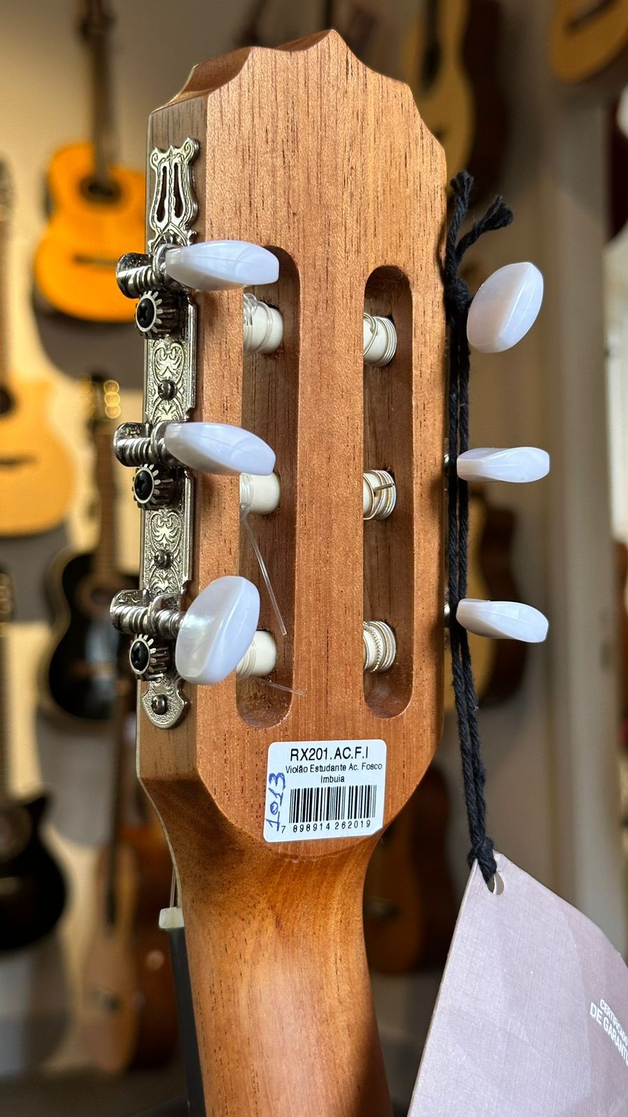 Violão Rozini Estudante rx 201 Nylon Acústico Natural 