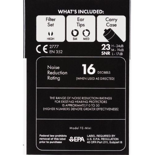 Protetor Auricular Fender Professional Hi-fi Ear Plugs 20db Para Músicos 