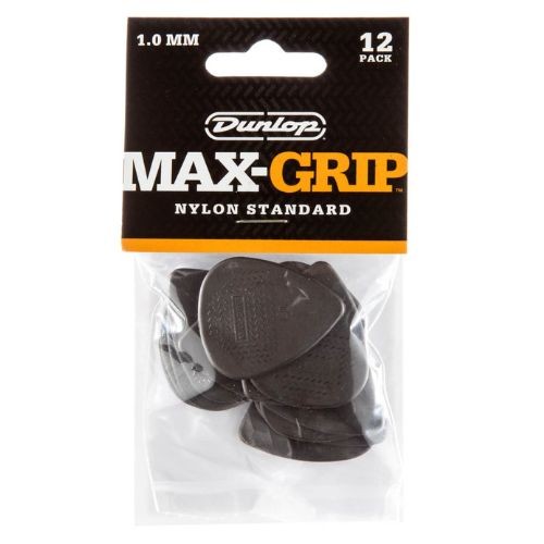 Palheta Maxgrip Nylon 1mm Cinza Pct C/12 449p.1.0 Dunlop 