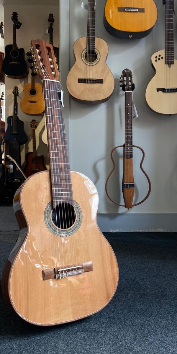 Violão 7 Cordas Nylon Acústico Rozini Rx237 Virtuoso Natural Cedro Canadense 