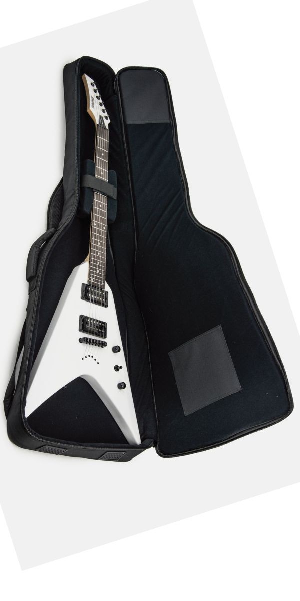 Guitarra Flying v Strinberg Fvs450 Pearl White Com Bag 