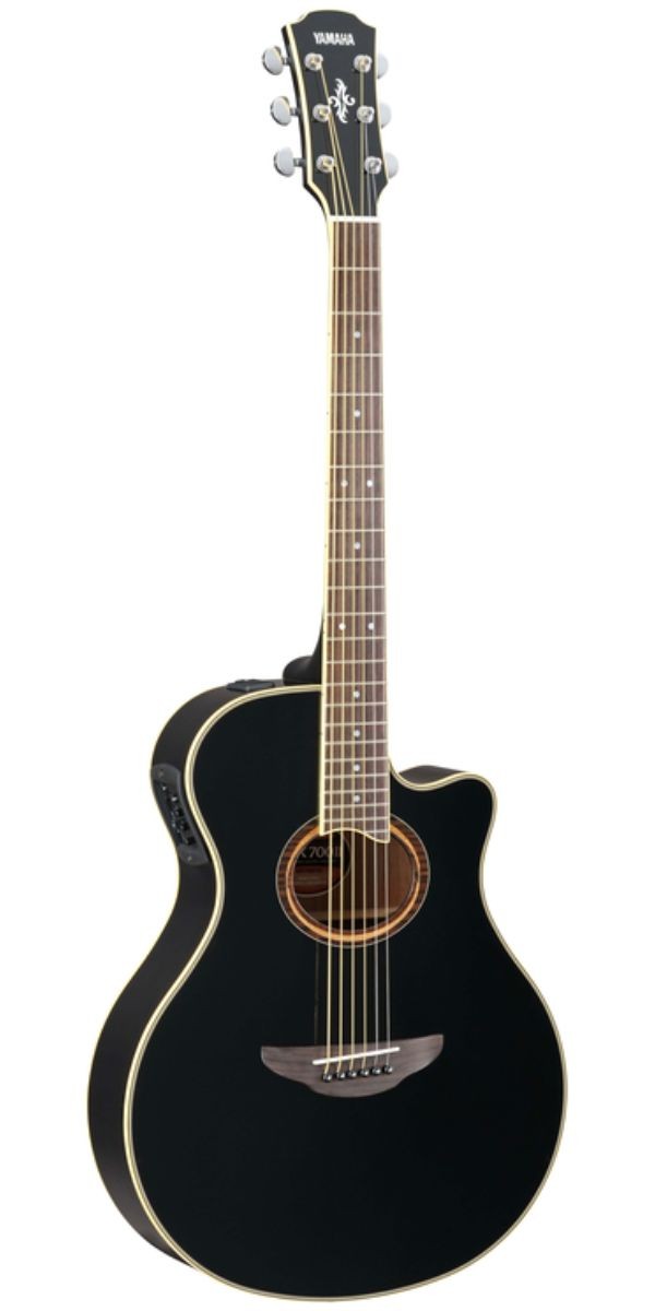 Violão Aço Yamaha Elétrico  Apx700ii Preto 
