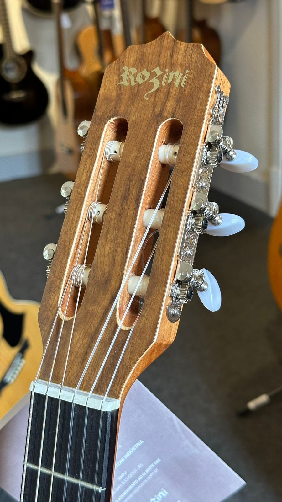 Violão Rozini Estudante rx 201 Nylon Acústico Natural 