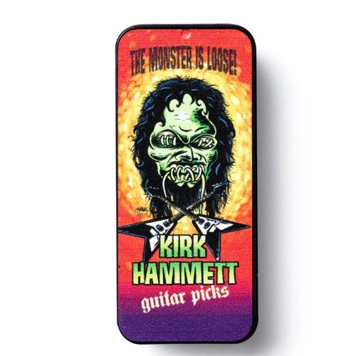 Palheta Dunlop Kirk Hammett Pick Tin 0,88mm Kh01t088 – Lata Com 6 Unidades 
