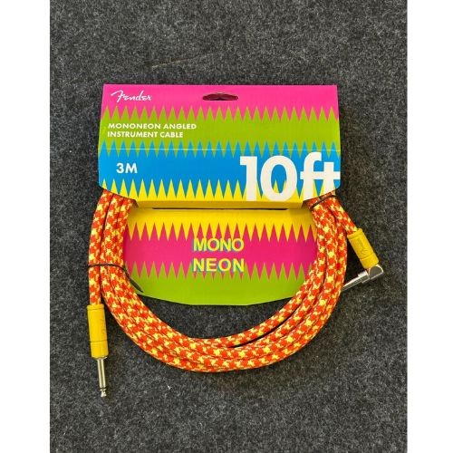 Fender Cabo de Instrumento Mononeon, Reto/ângulo, Tweed Laranja/amarelo, 3 m 