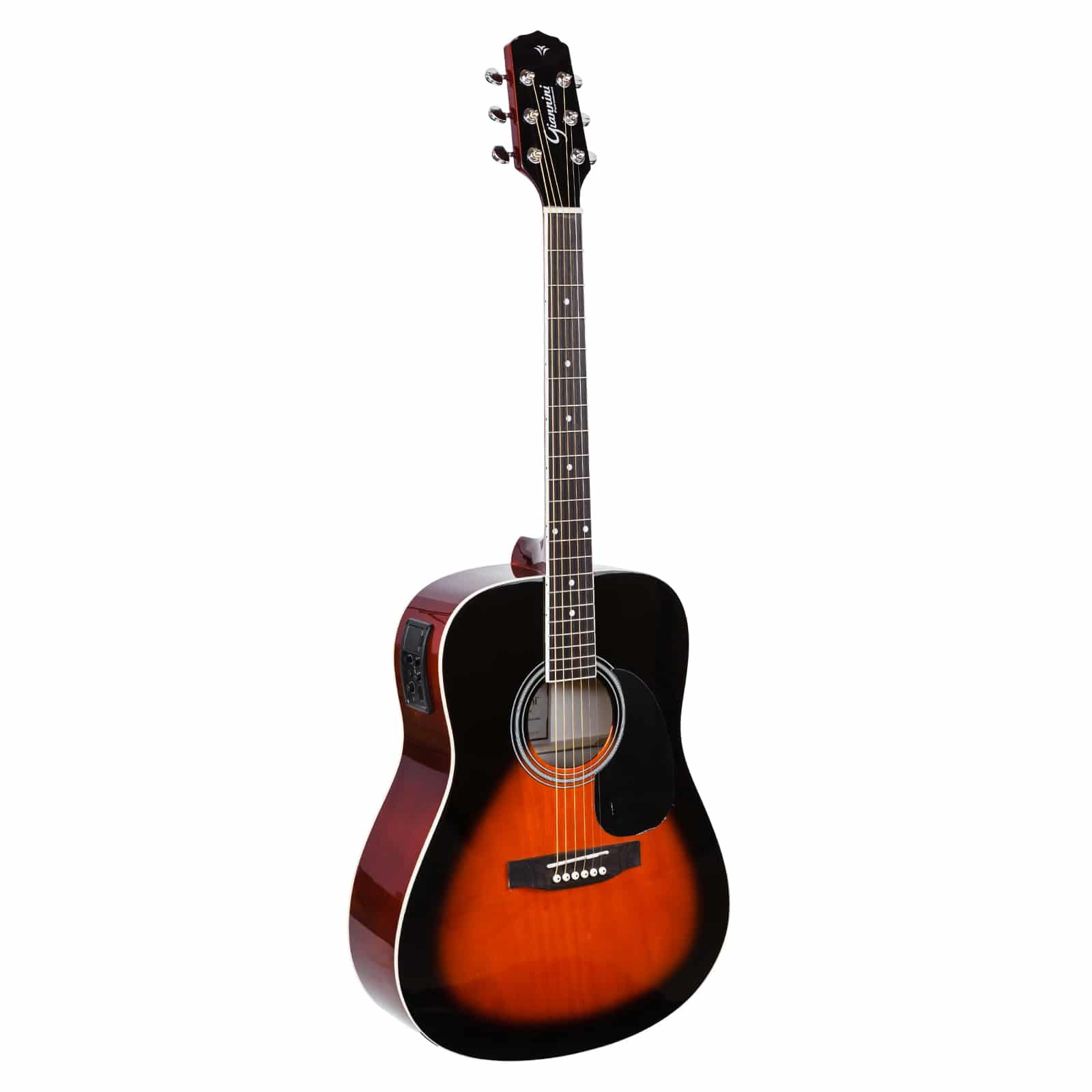 Violão Aço Elétrico Giannini Gd-1 eq ts Folk Sunburst 