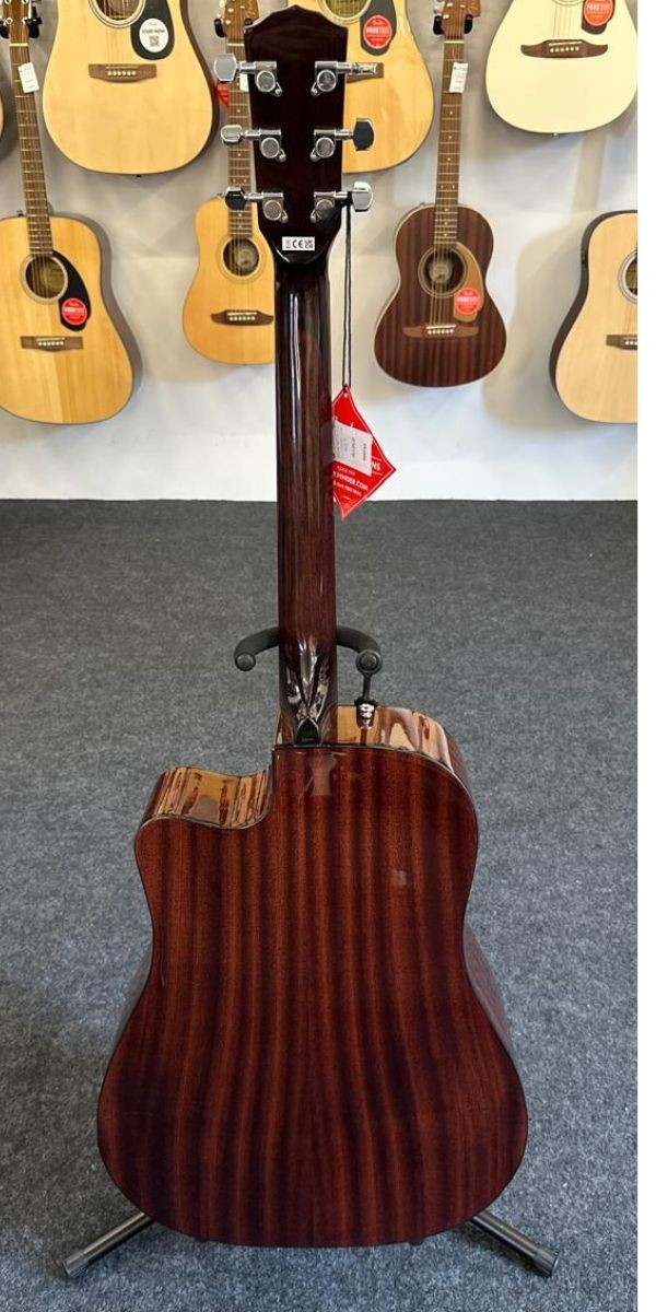 Violão Fender Cd-60sce All-mahogany Dreadnought Eletroacústico Com Fishman 