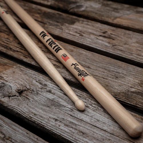 Baqueta Vic Firth American Concept Freestyle 5a Fs5a Ponta de Madeira 