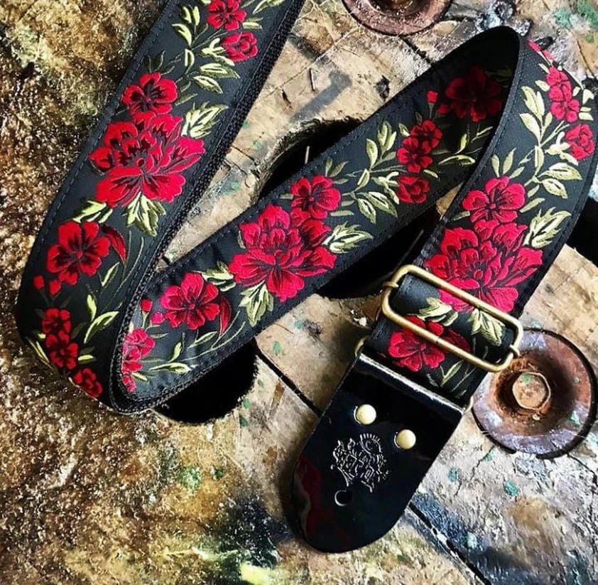 Correia Acid Straps Black Rose 