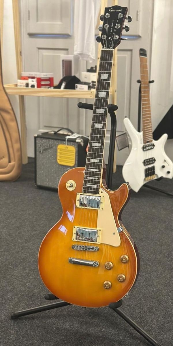 Guitarra Estilo Les Paul Giannini Gae09 Dlx Honey Burst hh 