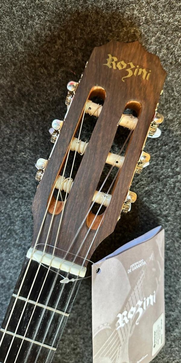 Violão Nylon Acústico Rozini Rx210 Acflp Natural Fosco Studio Clássico 