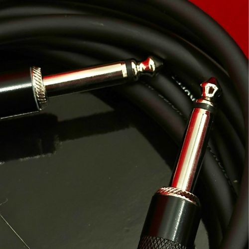 Cabo Evh Premium Guitar Cable P10/p10 Preto Com Conectores Switchcraft Para Guitarra e Baixo 