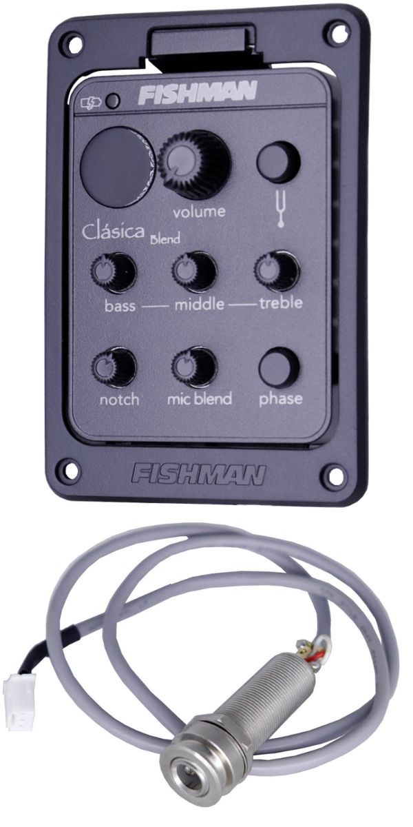 Violão Nylon Elétrico Rozini Rx213.fcb.n.j Natural Fishman Clásica Blend Jacarandá 