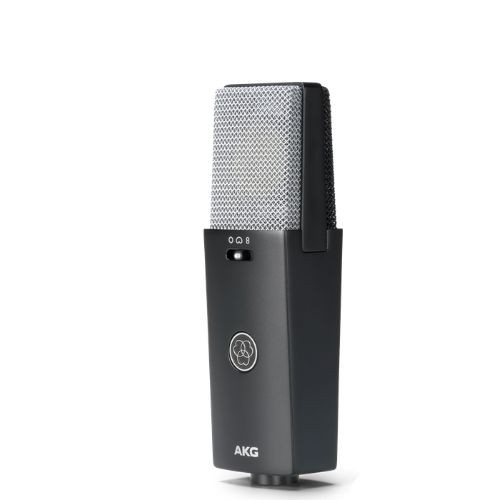Microfone Condensador Akg C114 Xlr Multipadrão Cardioide Para Estúdio Podcast e Streaming 