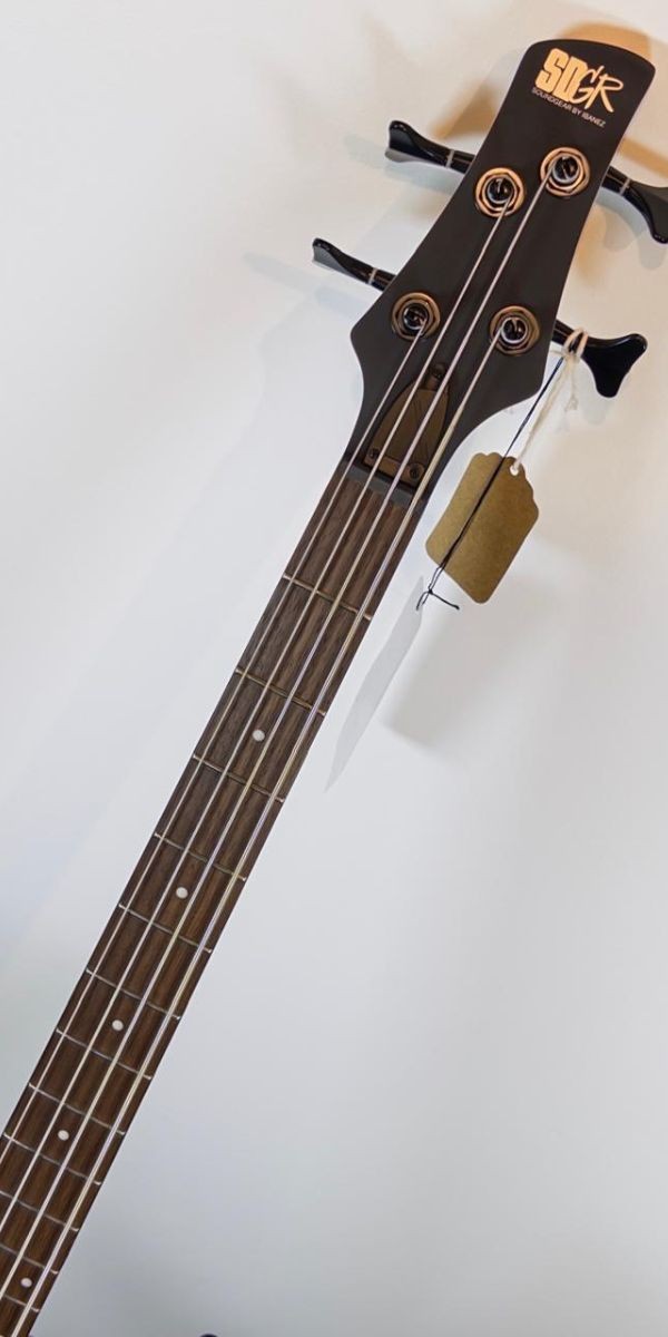 Baixo Ibanez 4 Cordas Canhoto sr 300ebl Weathered Black 