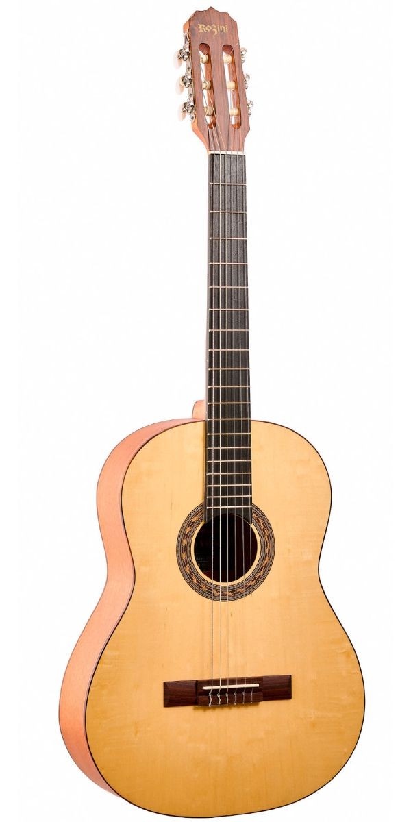 Violão Rozini Acústico Nylon João Violão Rx209.ac.f.cd Natural Fosco Marupá Maciço 