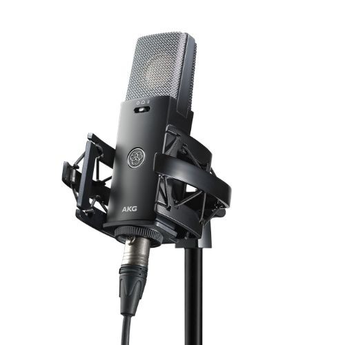 Microfone Condensador Akg C114 Xlr Multipadrão Cardioide Para Estúdio Podcast e Streaming 