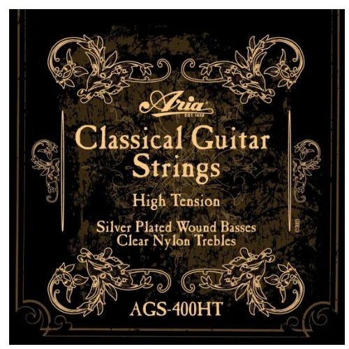 Encordoamento Violão Nylon Tensão Alta Ags400ht Aria 
