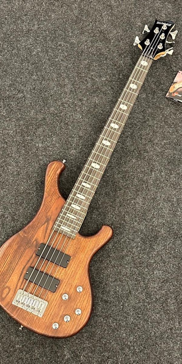 Baixo Strinberg Sab55 dw 5 Cordas Ativo Dark Wood | Timbre Forte e Visual Premium| Openstage 