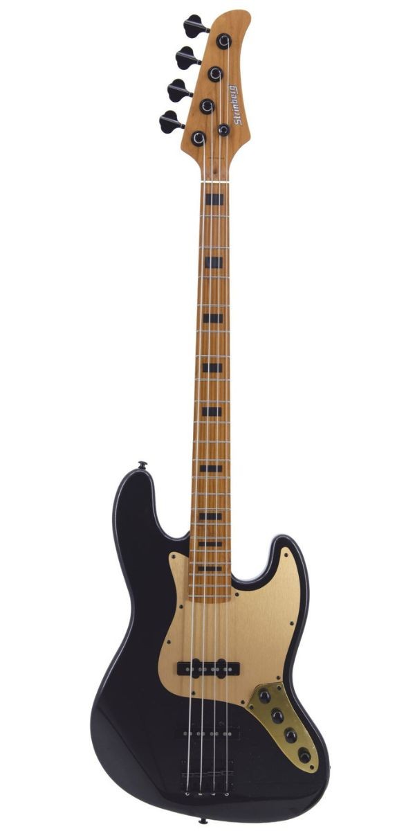 Baixo Strinberg Jbs154ad ob Aninha Deleones Ativo 4 Cordas Onix Black Com Bag 