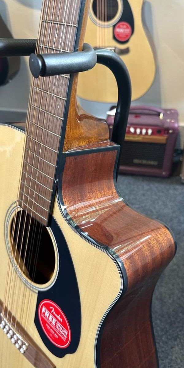 Violão Fender Cd-60sce 12 Cordas Eletroacústico Natural Com Fishman 