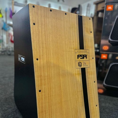 Cajon Fsa Lite Lts-01 Preto Eletroacústico 