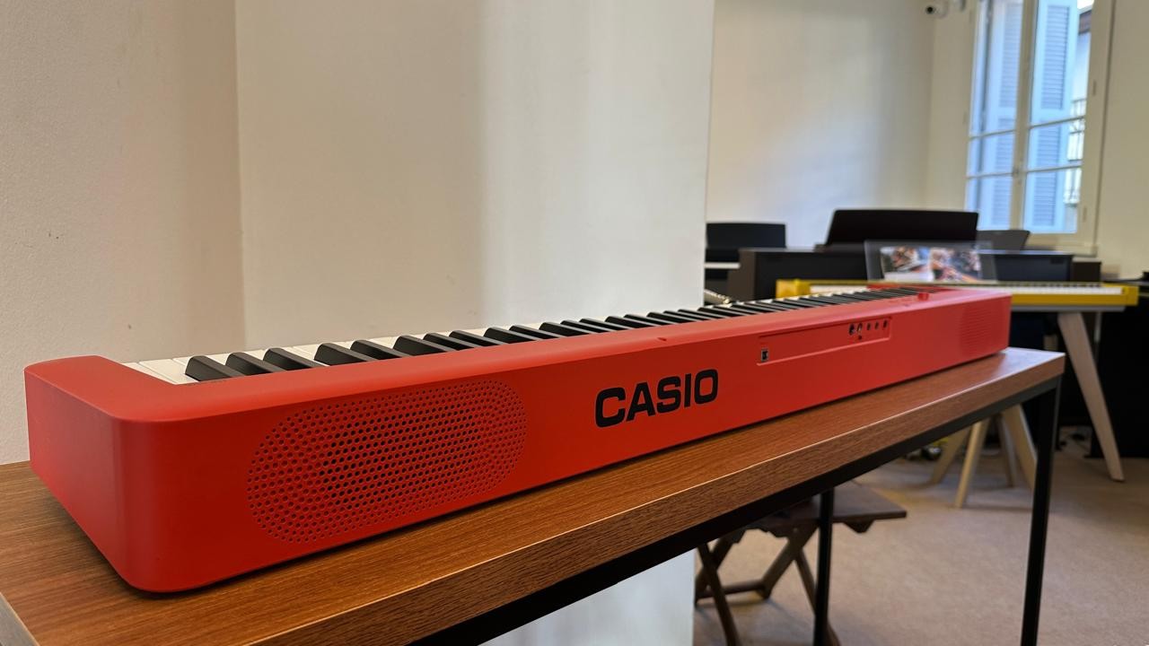 Piano Casio Digital Stage Cdps 160 Vermelho 