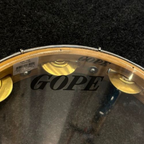 Pandeiro Gope 11" Madeira 8 Afinadores Pele Cristal 6414pecrc 