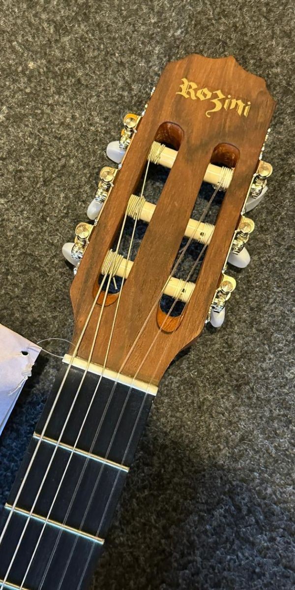 Violão Rozini Acústico Nylon João Violão Rx209.ac.f.cd Natural Fosco Marupá Maciço 