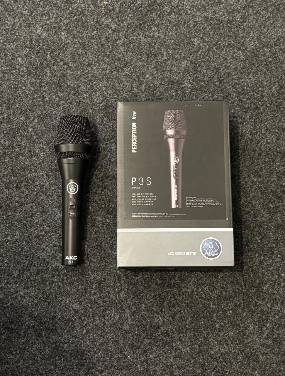 Microfone Akg P3s Perception Preto