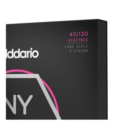 Encordoamento Para Baixo 5 Cordas 45-130 Escala Longa D'addario Nyxl45130 