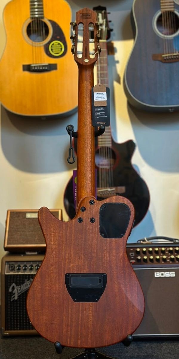 Violão Strinberg Soul Ssc60 ns Nylon Elétrico Semi-sólido Cutaway Natural Com Bag 