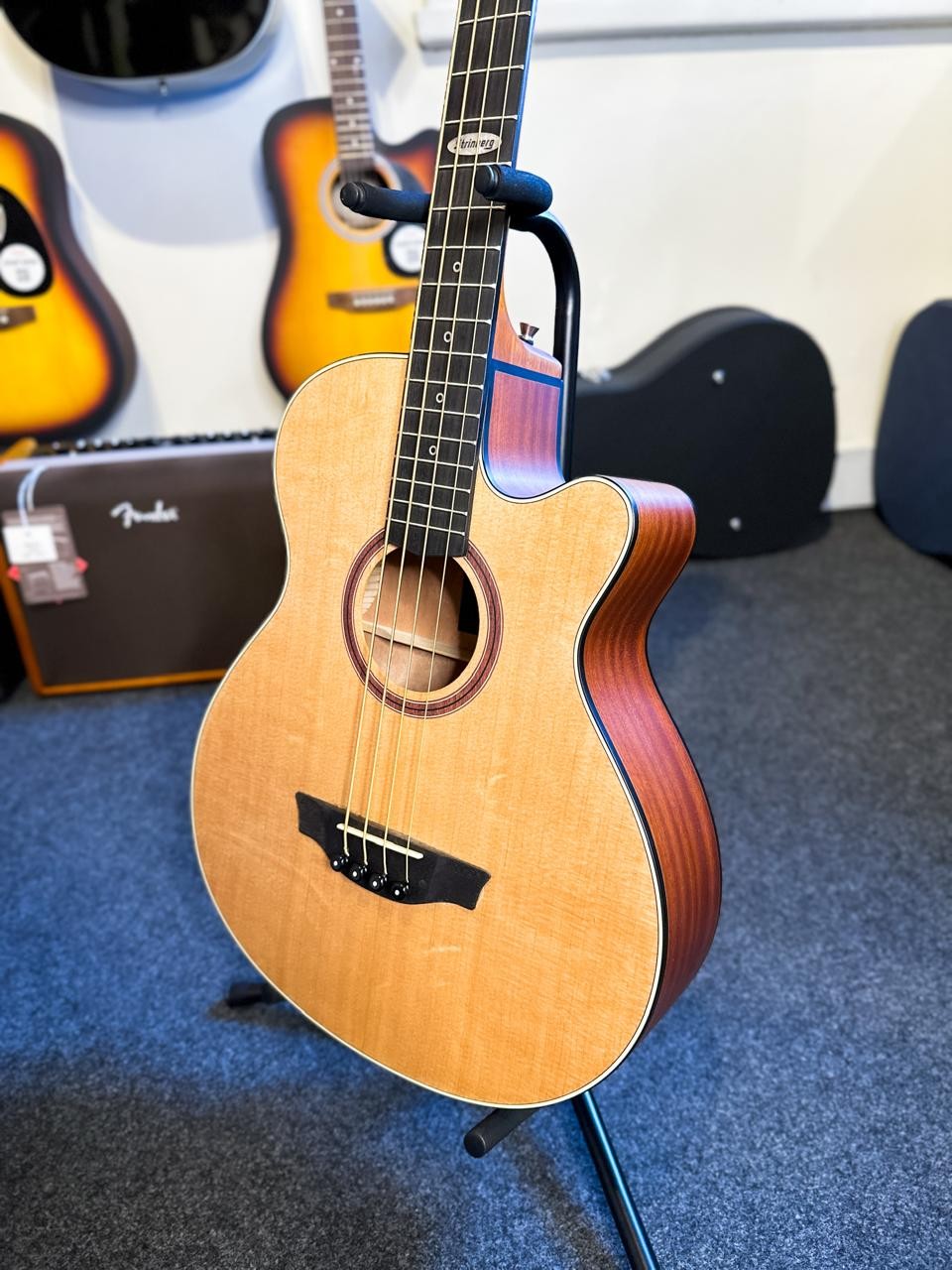 Baixolão 4 Cordas Strinberg Sb-240c Natural Fosco