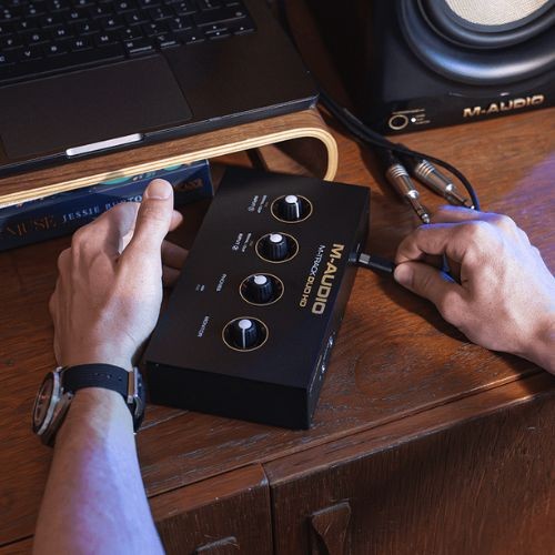 Interface de áudio M-audio M-track Duo hd 2 Canais Usb-c 24bit 192khz 