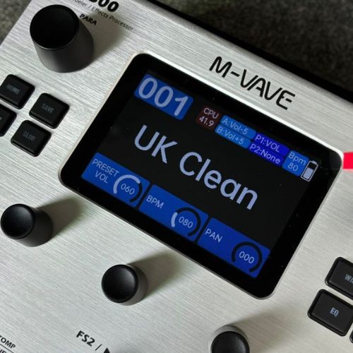 Pedaleira M-vave Mk-300 Multi Efeitos 360+ Com Looper, Ir, Usb e Bateria 10h 
