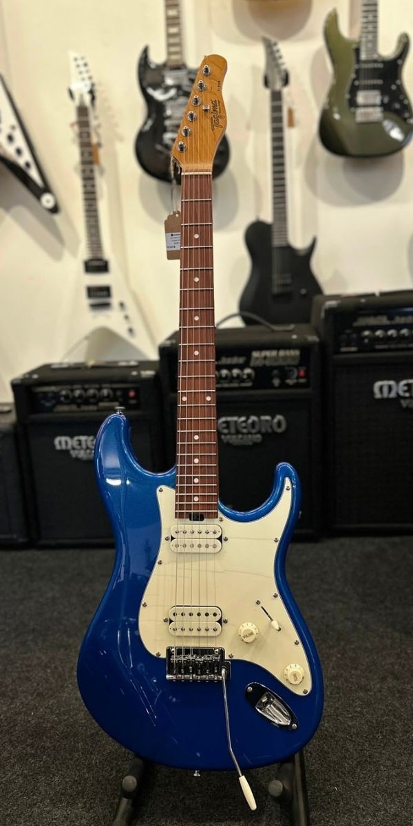 Guitarra Tagima T-620 Blspk Blue Sparkle 2 Humbuckers Roasted Maple Rosewood 