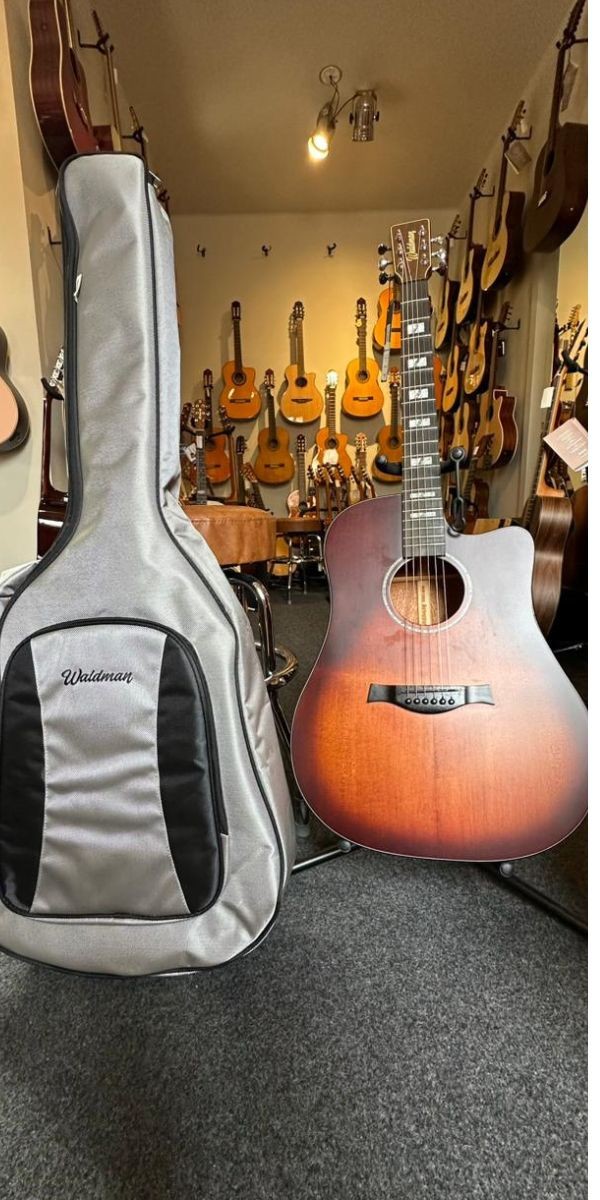 Violão Eletroacústico Waldman Dcex2041 Ambar Com Bag All Solid 